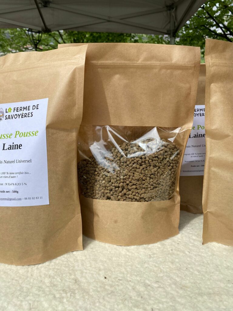 Engrais universel naturel 100% laine - Sachet refermable