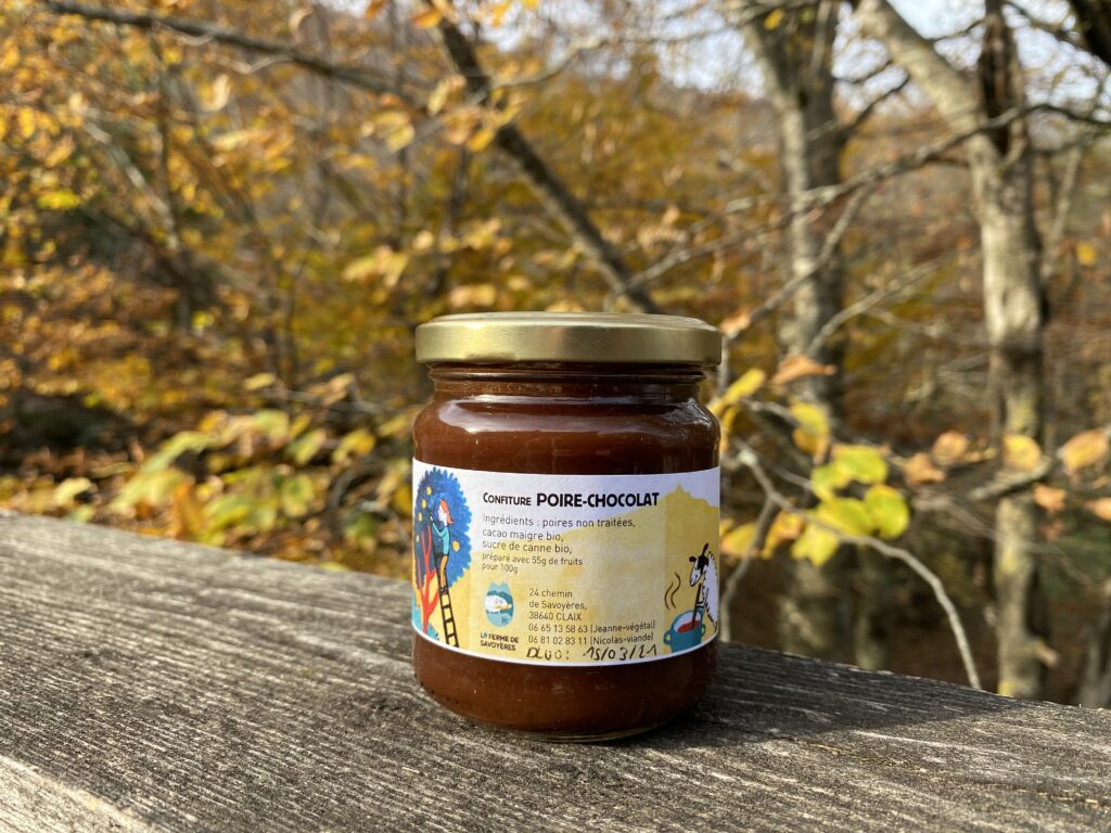 Confiture Poire chocolat