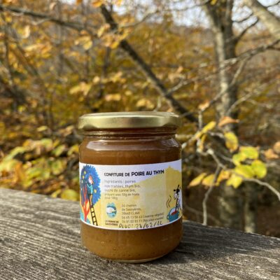 Confiture Poire au thym