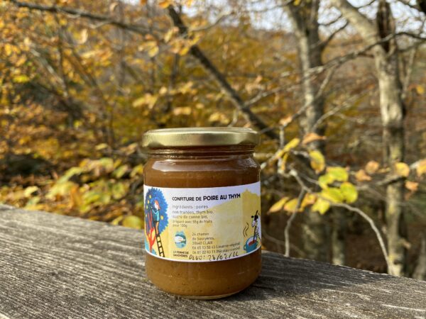 Confiture Poire au thym